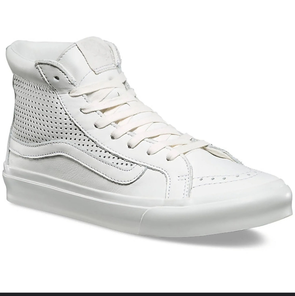 Vans Perforated Leather SK8-Hi Sneakers 5.5